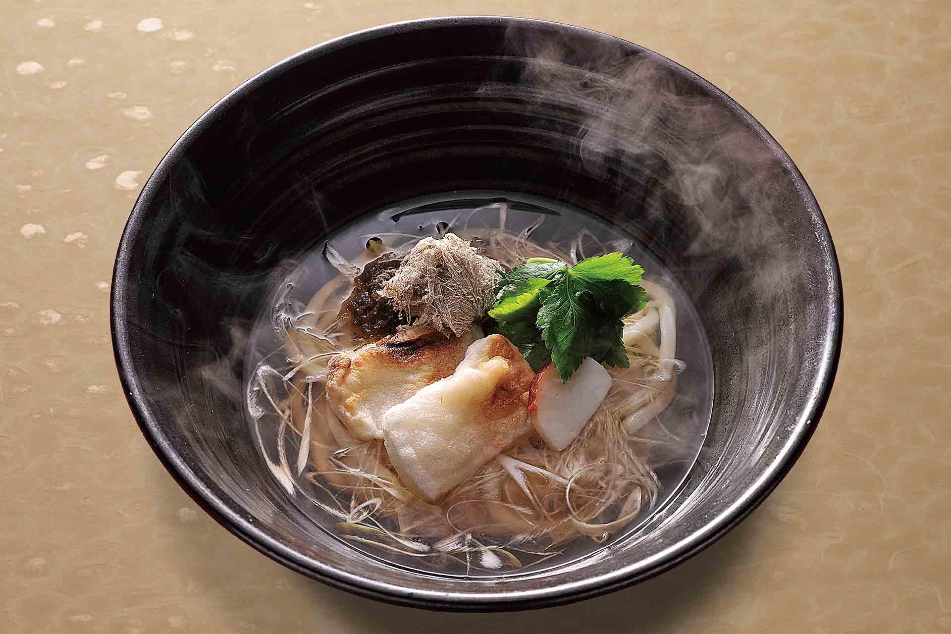 焼き餅のおうどん